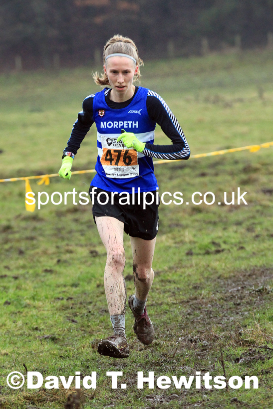 Senior womens 2022 North Eastern Harrier League, Thornley Farm, Peterlee, County Durham. Photo: David T. Hewitson/Sports for All Pics